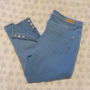 Blue Denim Studded Jeans | Poshmark
